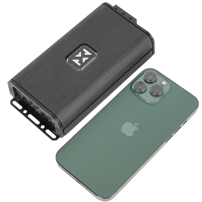 VADM4 v2 (VADM4v2) 500W RMS V-Series Micro Full-Range Class D 4-Channel Amplifier (Marine Certified)