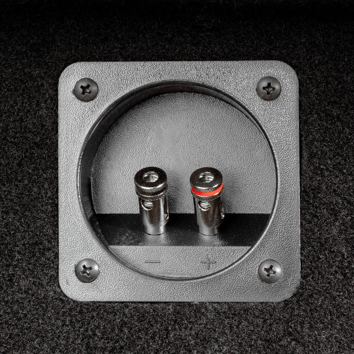 LVE-GM-SLVECG1-D10S Custom Fit 700W RMS Dual 10" Sealed Loaded Down Firing Subwoofer Enclosure for 1999-2006 Chevrolet Silverado and GMC Sierra Extended Cab Trucks