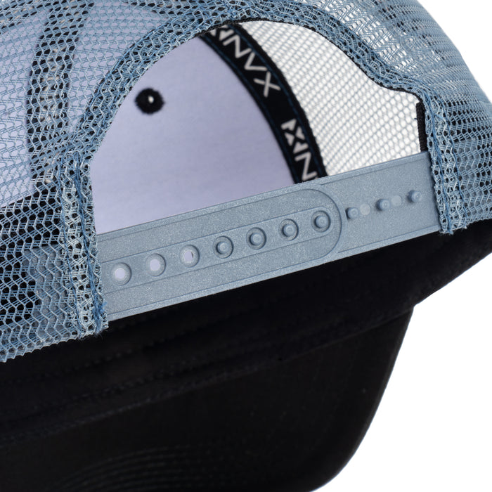 Classic Mesh Trucker Snapback Hat with Square NVX Logo Patch