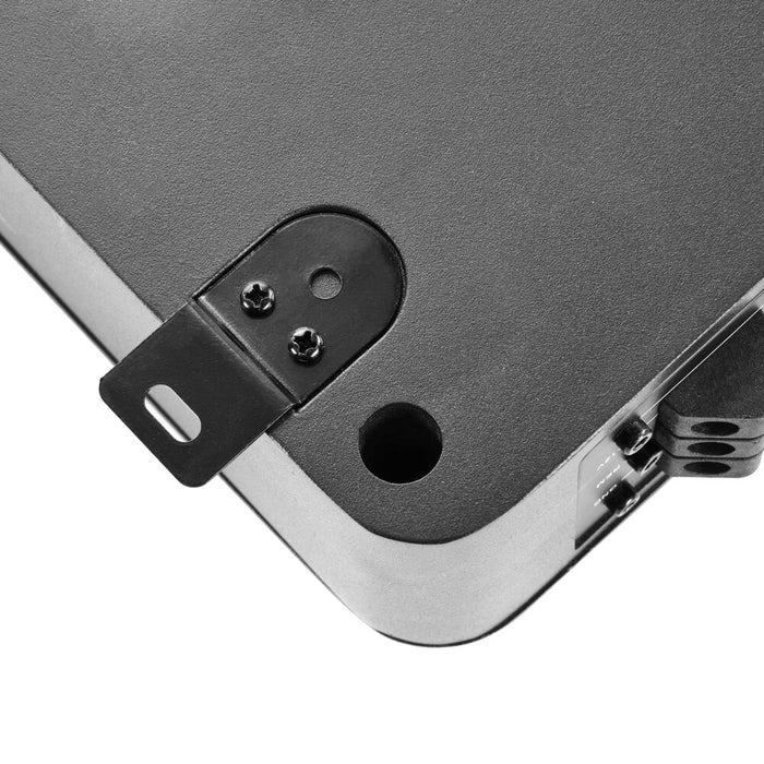 QBUS8P 300W Peak (150W) RMS 8" Ported Amplified Loaded Under Seat Subwoofer System with Remote Bass Knob and Amplifier Wiring Kit