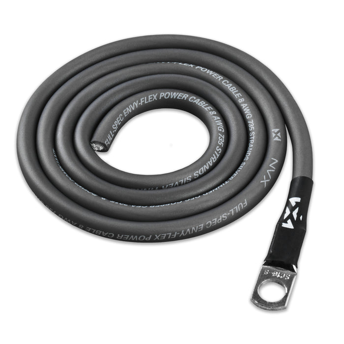 XKIT86 Full Spec 8 Gauge 100% (OFC) Oxygen Free Copper Complete 5/6-Channel Amplifier Wiring Kit with RCA's for Amplifiers up to 800 Watts