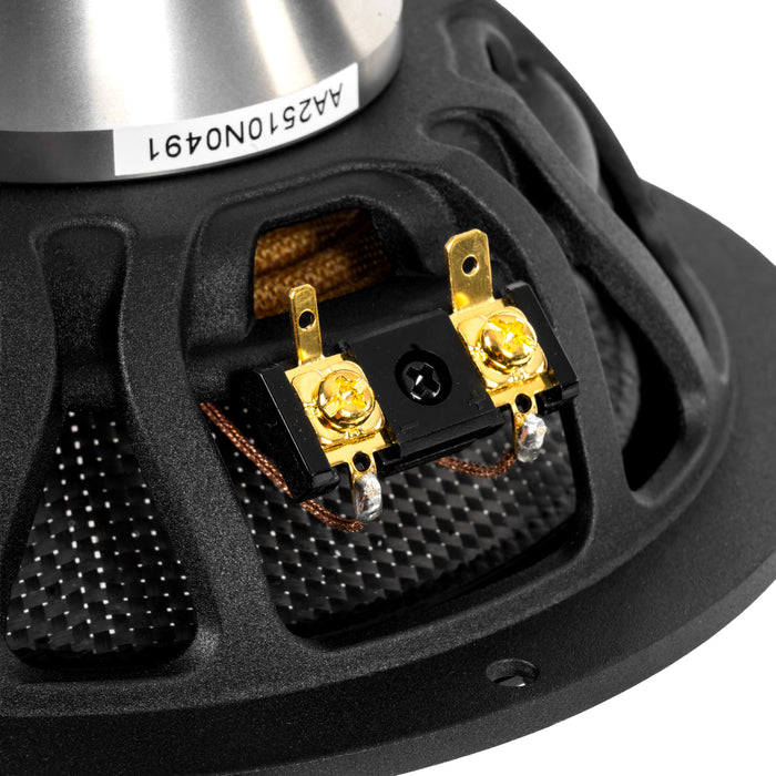 XQS65KITv2 600W Peak (300W RMS) 6.5" X-Series 2-Way Component Speaker System with Carbon Fiber Cones and 30mm Silk Dome Tweeters