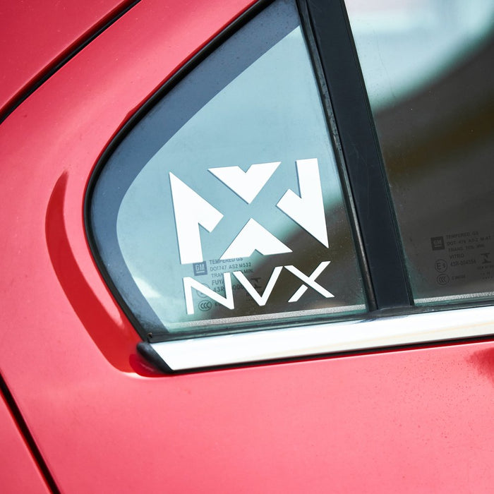 NVX Vinyl UV Resistant Vehicle Sticker 4" x 4"